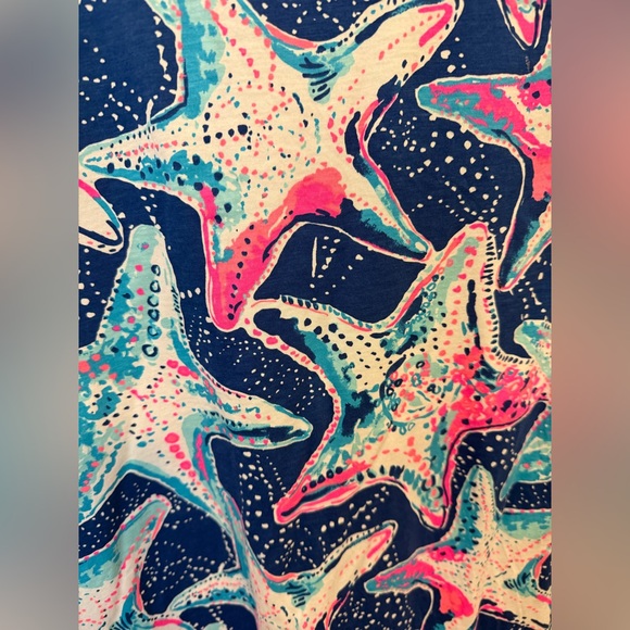 Lilly Pulitzer Indigo Sea Star Struck Beacon Dress - Size Medium - Picture 6 of 10